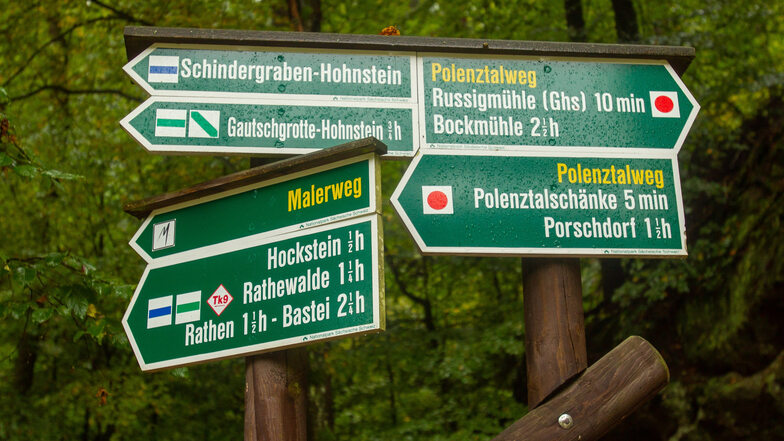 Hier könnte der Radweg entlangführen, von der Polenztalschänke in Richtung Porschdorf. Ein Kompromiss schien nicht möglich. Jetzt wird nach Alternativen gesucht.