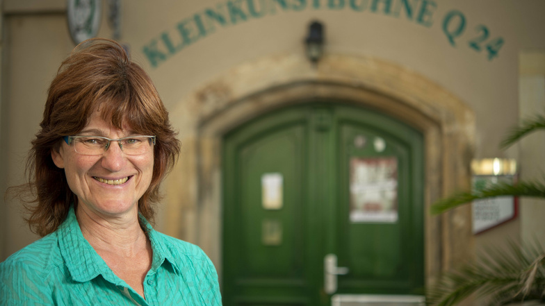 Petra Schneider ist die Geschäftsführerin des Vereins Kleinkunstbühne Q 24 in Pirna.