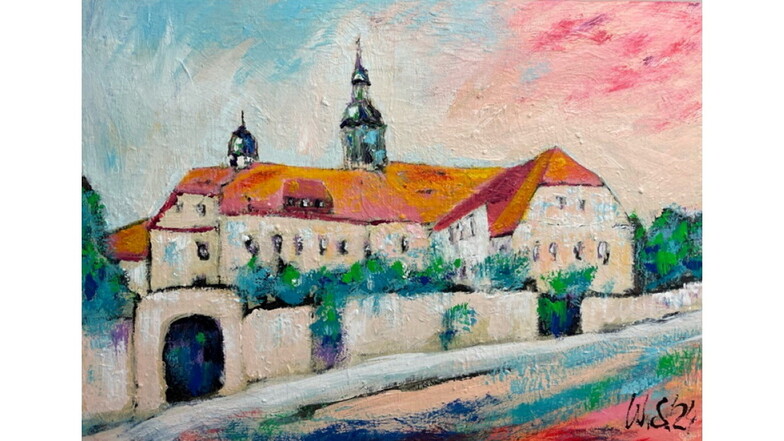 Im früheren Schloss, dem jetzigen Amtsgericht, werden die Bilder Wolfgang Schwürzers zu sehen sein.