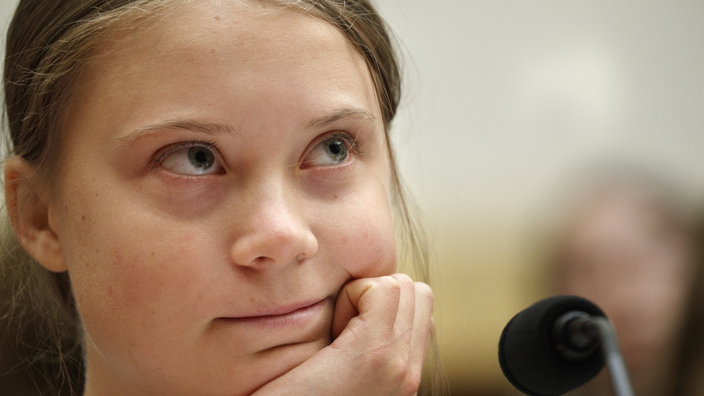 Die junge schwedische Klima-Aktivistin Greta Thunberg.
