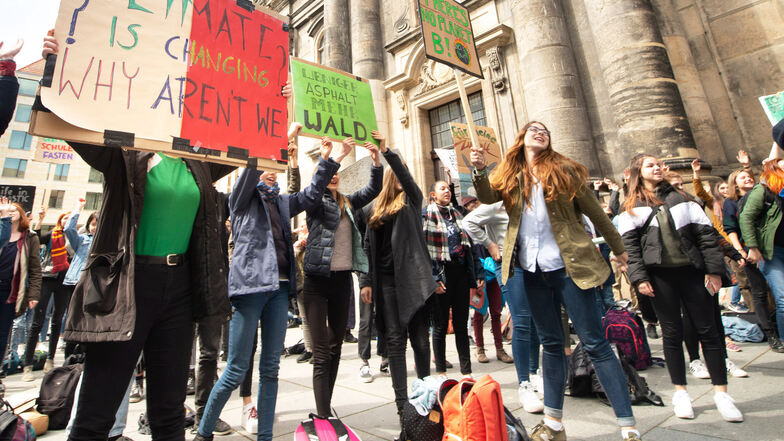 In Dresden demonstrieren Schüler schon länger für mehr Klimaschutz. So viele wie die Organisatoren am Freitag erwarten, sind es aber bisher noch nie gewesen.