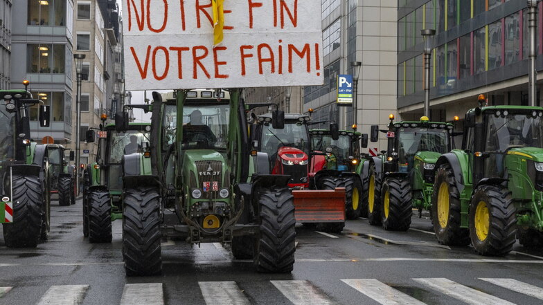 Nach heftigen Bauernprotesten will die EU-Kommission gelockerte Umweltauflagen für Landwirte erlauben.