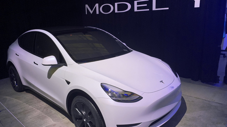 Das Tesla Model Y wird  ab August in Deutschland ausgeliefert.