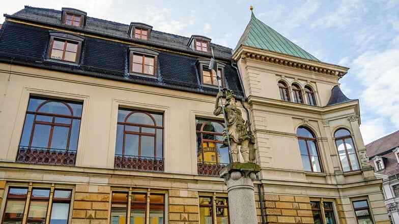 Im Gewandhaus in Bautzen, in dem ein Teil der Stadtverwaltung untergebracht ist, wird umgebaut.