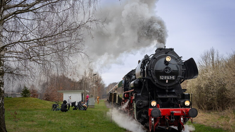 Die Lok der Ostsächsischen Eisenbahnfreunde wird am 10. Juni zum Fest in Niedercunnersdorf nach Löbau pendeln.