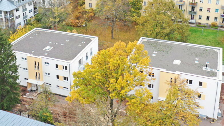 Unter anderem an der Lugaer Straße in Dresden baut die WiD derzeit Sozialwohnungen.