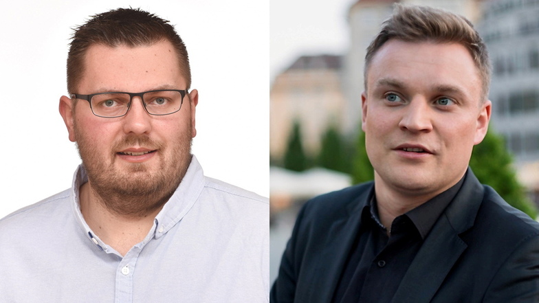 Markus Wiesenberg (li.) und Heiko Petzold wollen beide Bürgermeisterkandidat der CDU werden.