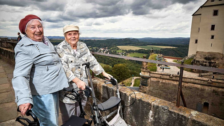 Königstein: Die Festung mit dem Rollator erleben