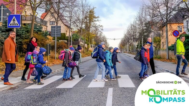 Neuer Zebrastreifen in Moritzburg soll für sicheren Schulweg sorgen