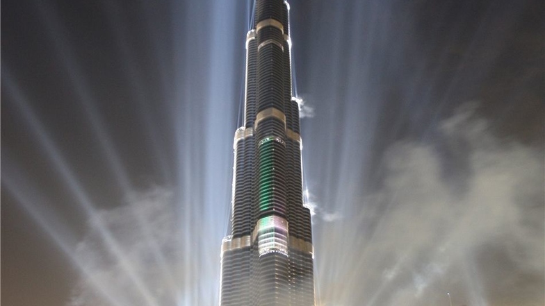 Der Burj Khalifa in Dubai ist das derzeit höchste Gebäude der Welt. Alexander Levkos Büro liegt ganz in der Nähe des Wolkenkratzers.