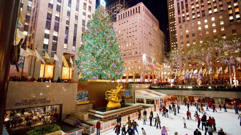 Rockefeller Center im Winter