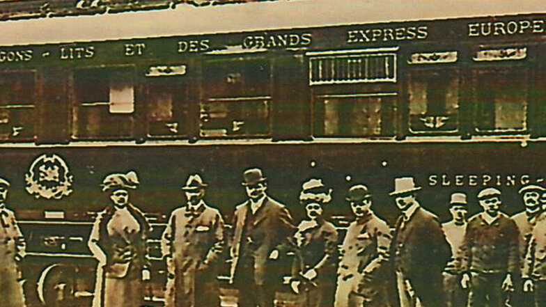 Görlitzer Waggons gingen in alle Welt. Hier 1912 ein Schlafwagen für Frankreich.