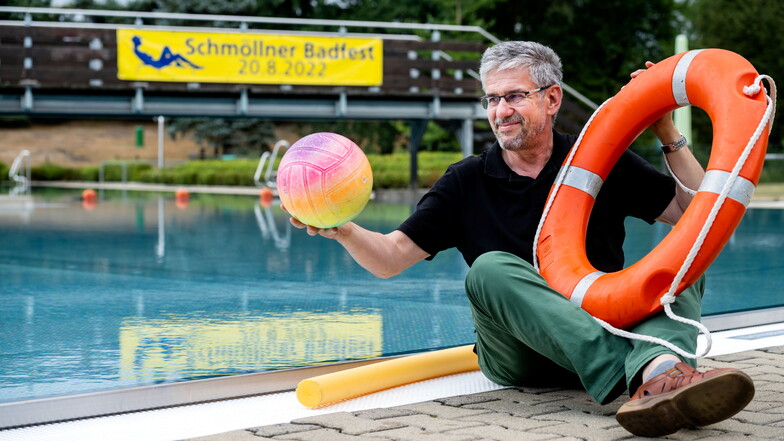 Am 20. August gibt es wieder das Schmöllner Badfest. Der Vorsitzende des Bad-Fördervereins Karsten Müller freut sich auf viele Besucher.