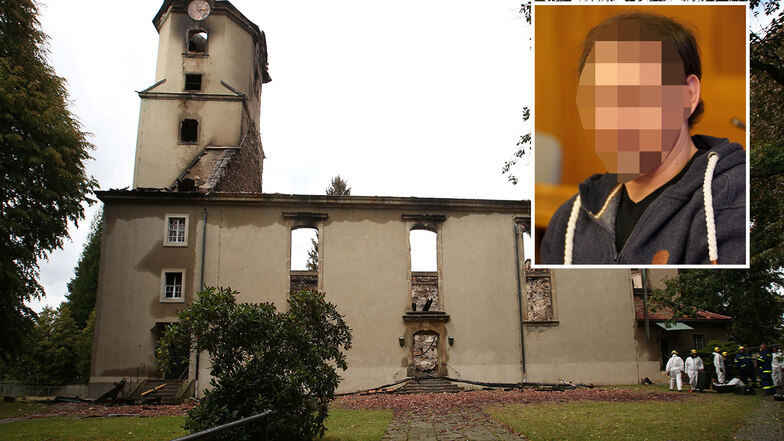 Prozess wegen Brandstiftung an Großröhrsdorfer Kirche: Das sagt der Angeklagte