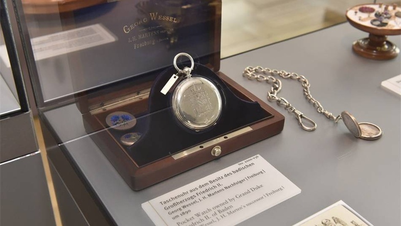 Fürstliche Sammelleidenschaft: Die badischen Großherzöge sammelten gern Uhren. Diese Taschenuhr von 1890 gehörte einst Großherzog Friedrich II.