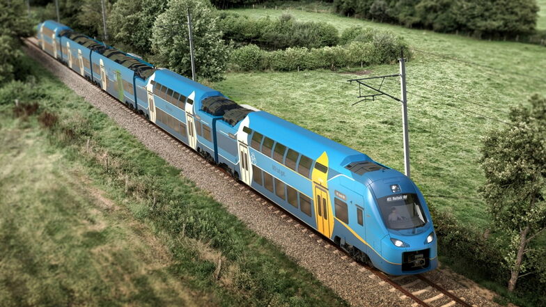 Für die Regionalbahn zwischen Hamburg und Rostock baut Alstom diese neuen Doppelstockzüge.