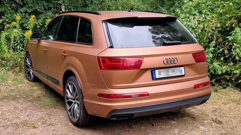 Bei Striegistal wurde ein in Hanau gestohlener Audi Q7 sichergestellt. Dessen Fahrer hatte vorher die Flucht ergriffen.