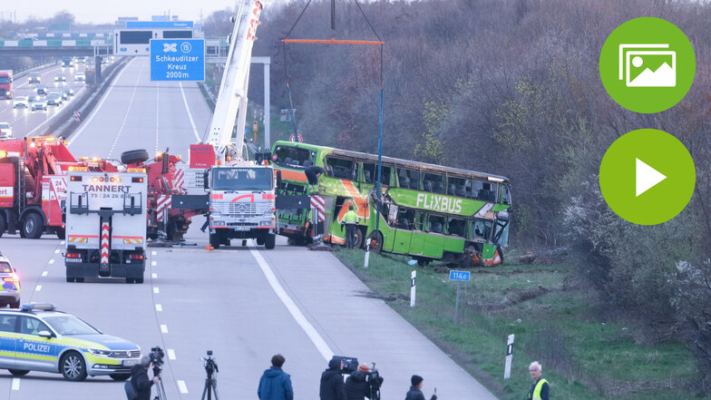 Flixbus-Unfall auf A9 bei Leipzig: Polizei korrigiert Zahl der Toten von fünf auf vier