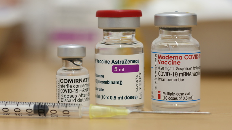 Im Impfzentrum in Pirna standen bisher Impfstoffe von Biontech, Astrazeneca und Moderna zur Verfügung. Das ändert sich nun.