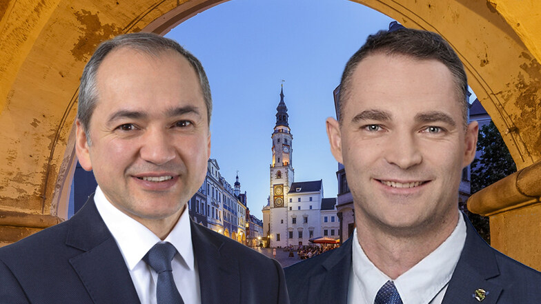 Octavian Ursu (CDU) und Sebastian Wippel (AfD) stellen sich zur Wahl als OB in Görlitz.