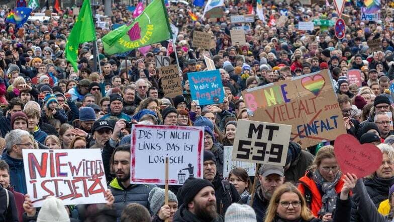 Nächste Demo gegen Rechtsextremismus am Sonntag in Dresden