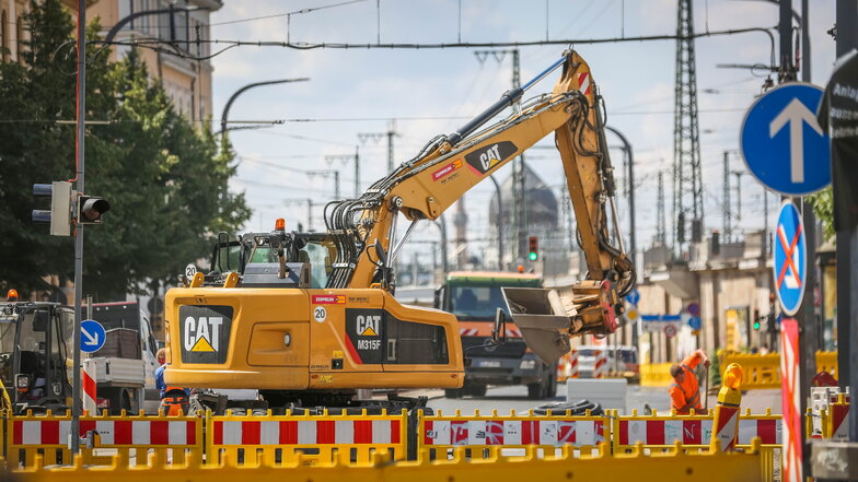Dresdner Baustellen: Entwarnung und Vorwarnung von den DVB