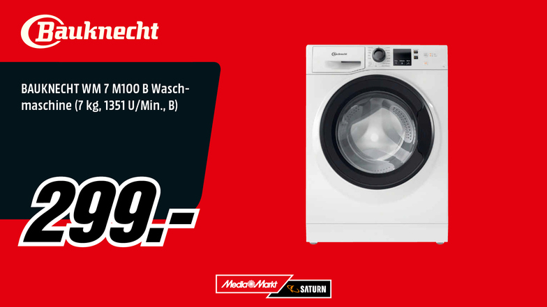 Mit einer Kapazität von 7 kg und einer maximalen Schleuderdrehzahl von 1351 U/min bietet dir diese Waschmaschine von Bauknecht herausragende Leistung und Effizienz für deine Wäschepflege.