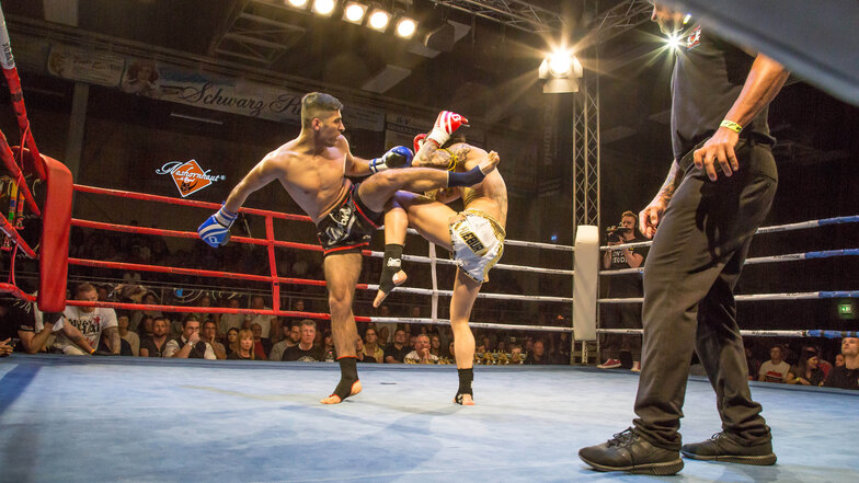 13 Muay Thai-Kämpfe haben die Zuschauer am Sonntag in Niesky erlebt.