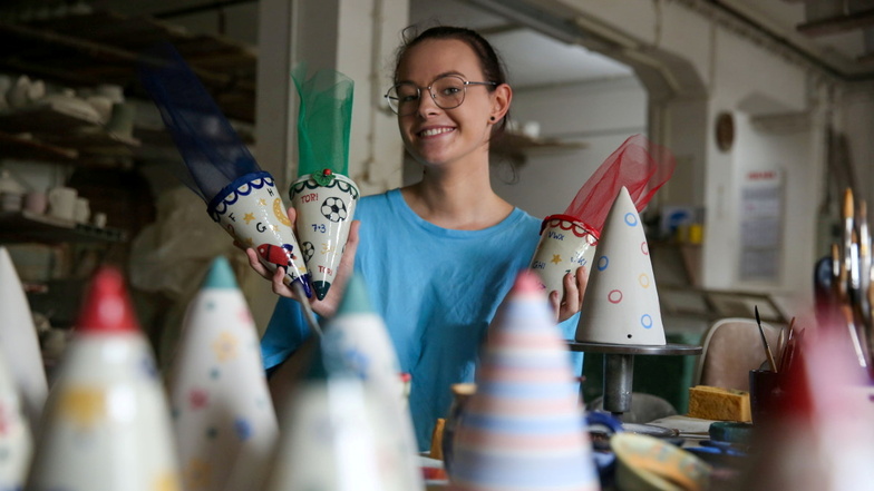 Neu auf dem Markt: Keramik-Zuckertüten aus Königsbrück