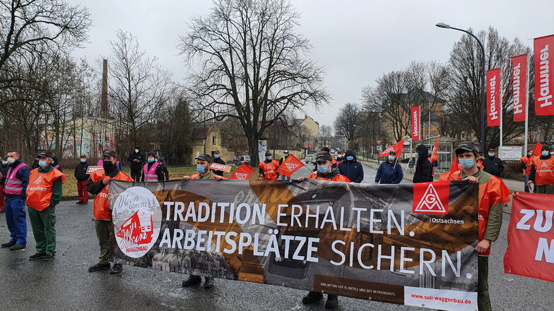 Ende vergangenen Jahres kam es bereits zu ersten Aktionen der IG Metall gegen den geplanten Stellenabbau in den Alstom-Werken Görlitz und Bautzen.