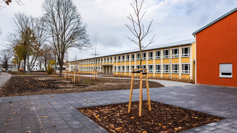 Die Oberschule in Hoyerswerda.