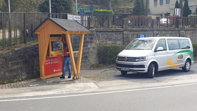 Wieder in Betrieb: der Stoppomat in Königstein.