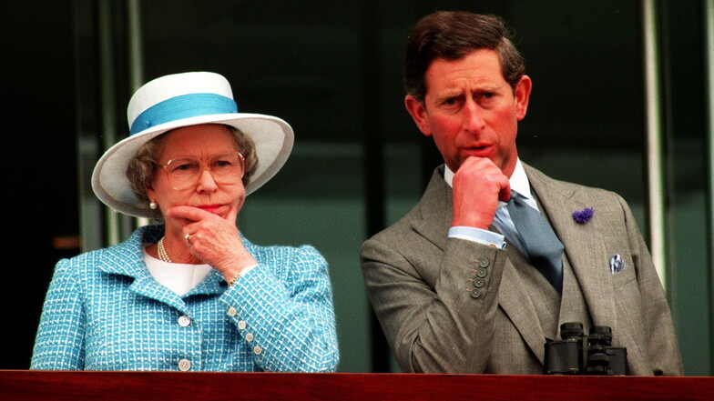 1993: Königin Elizabeth II. und Prinz Charles