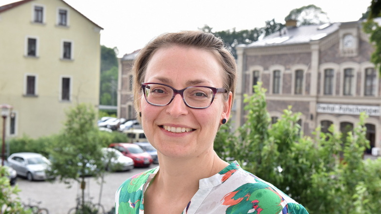 Erstmals steht in Freital eine Frau an der Spitze von Bauamt und Stadtplanung: Josephine Schattanek.