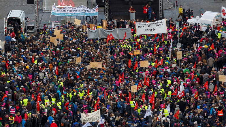 Im Januar 2018 fand eine der größten Demonstrationen zum Erhalt der Arbeitsplätze bei Siemens und Bombardier in Görlitz statt.