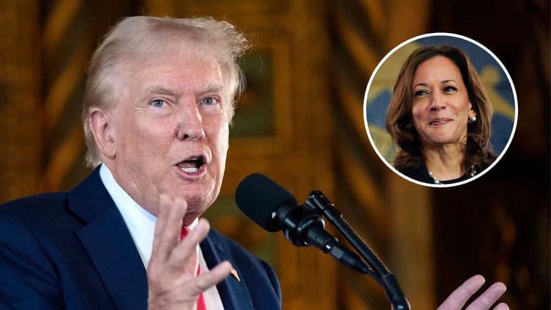 Donald Trump und Kamala Harris wollen im September zu ihrem ersten TV-Duell gegeneinander antreten.