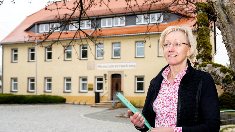 Seit einem Jahr leitet Kathrin Gessel als Bürgermeisterin die Geschicke der Gemeinde Steinigtwolmsdorf.