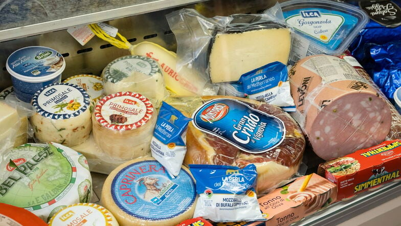 Käse, Wurst, Schinken: Alles hier kommt aus Italien