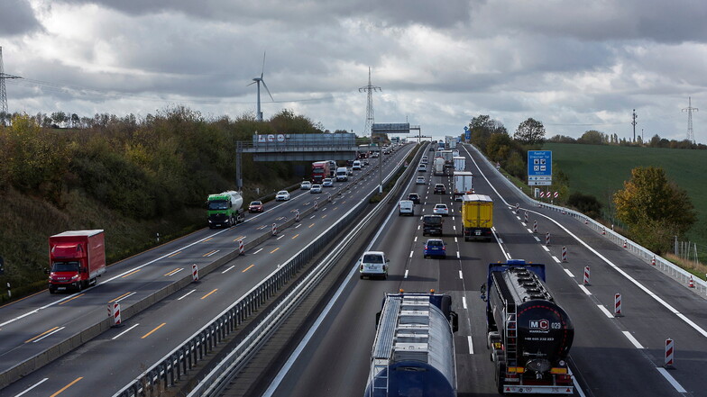 Auf der A4 bei Wilsdruff kommt es in den nächsten Tagen zu Verkehrseinschränkungen.