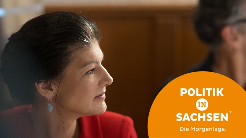 Morgenlage in Sachsen: Wagenknecht; Vorwurf an Linke; Wahl-Hürden