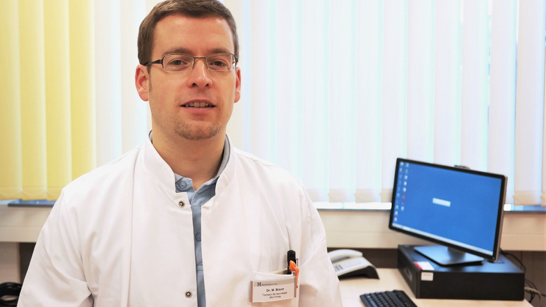 Dr. Martin Braun, Leitender Oberarzt Neurologie im Klinikum Pirna: Bei einem Schlaganfall zählt jede Minute.