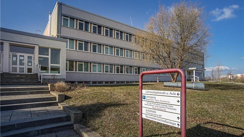 Blick auf den Bautzener Standort der Hochschule der Sächsischen Polizei.