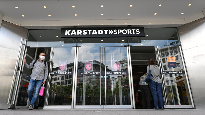 Die Filiale von Karstadt Sports an der Frankfurter Hauptwache.