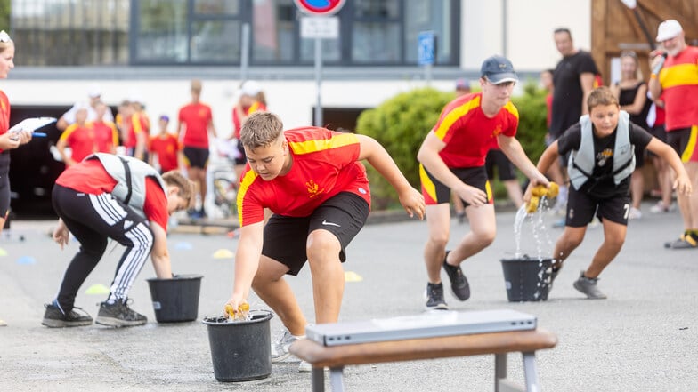 Die Kinder und Jugendlichen des Ruder Vereins lieferten sich einen spannenden Wettkampf untereinander.