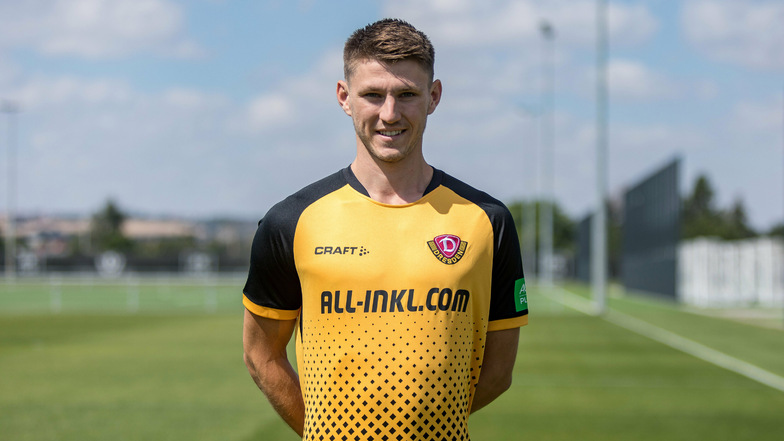 Robin Becker kam von Eintracht Braunschweig zu Dynamo. Der 23-Jährige soll die rechte Abwehrseite dicht machen.