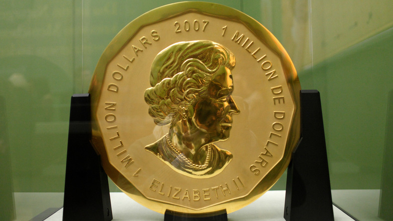 Die 100 Kilogramm schwere Goldmünze "Big Maple Leaf" wurde aus dem Bode-Museum gestohlen und ist bis heute nicht auffindbar.