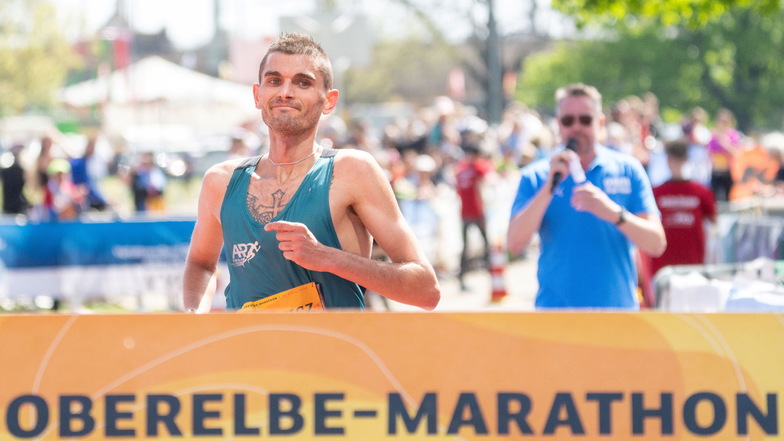 Von Königstein nach Dresden: Sieger beim Oberelbe-Marathon läuft Rekord