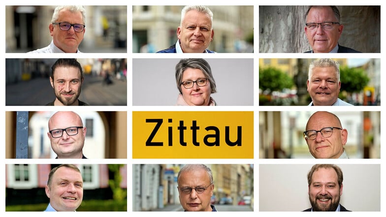 Die Kandidaten für den Wahlkreis Zittau.