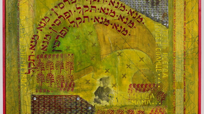 Jüdische Überlieferungen sind reich. Marion Kahnemann greift sie in ihrer Arbeit „Mentekel (aus der Tschernobylserie)“ von 2011 auf.