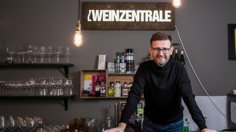 Vor sechs Jahren eröffnete Jens Pietzonka seine Weinzentrale in der Neustadt.